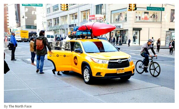 the north face seeforyourself taxi in new york city by the north face