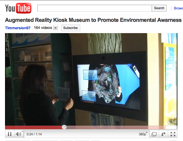Using Augmented Reality to Promote Environmental Awareness