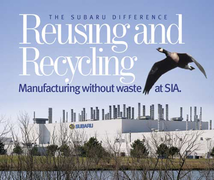 Subaru and the Zero-landfill Factory